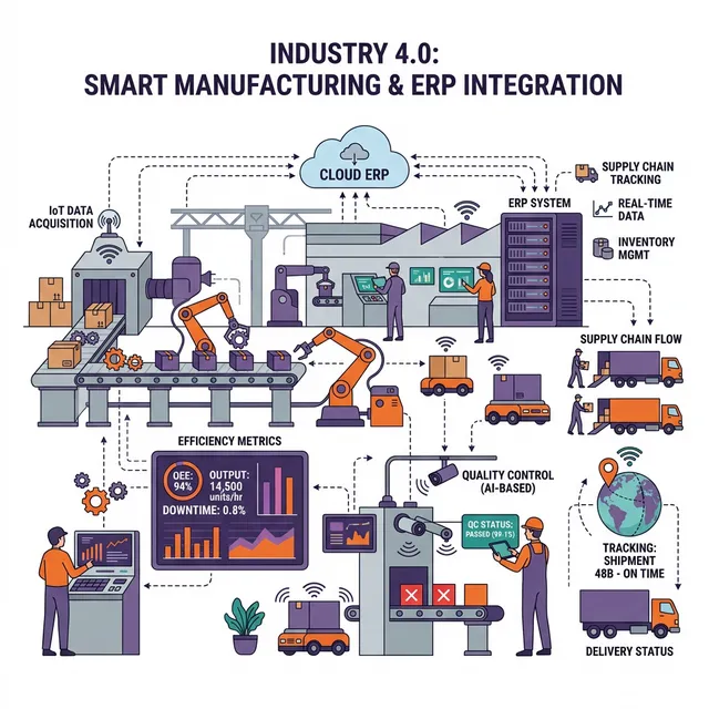 Related to erp for manufacturing: how smart factories use technology to outperform