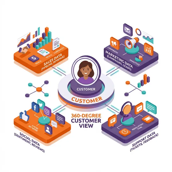 360° Customer View — **Know Everything**